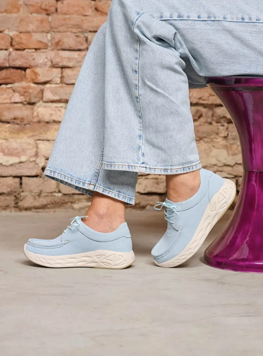 Wolky SS26 05707 Pro Moc 40806 lichtblauw suede