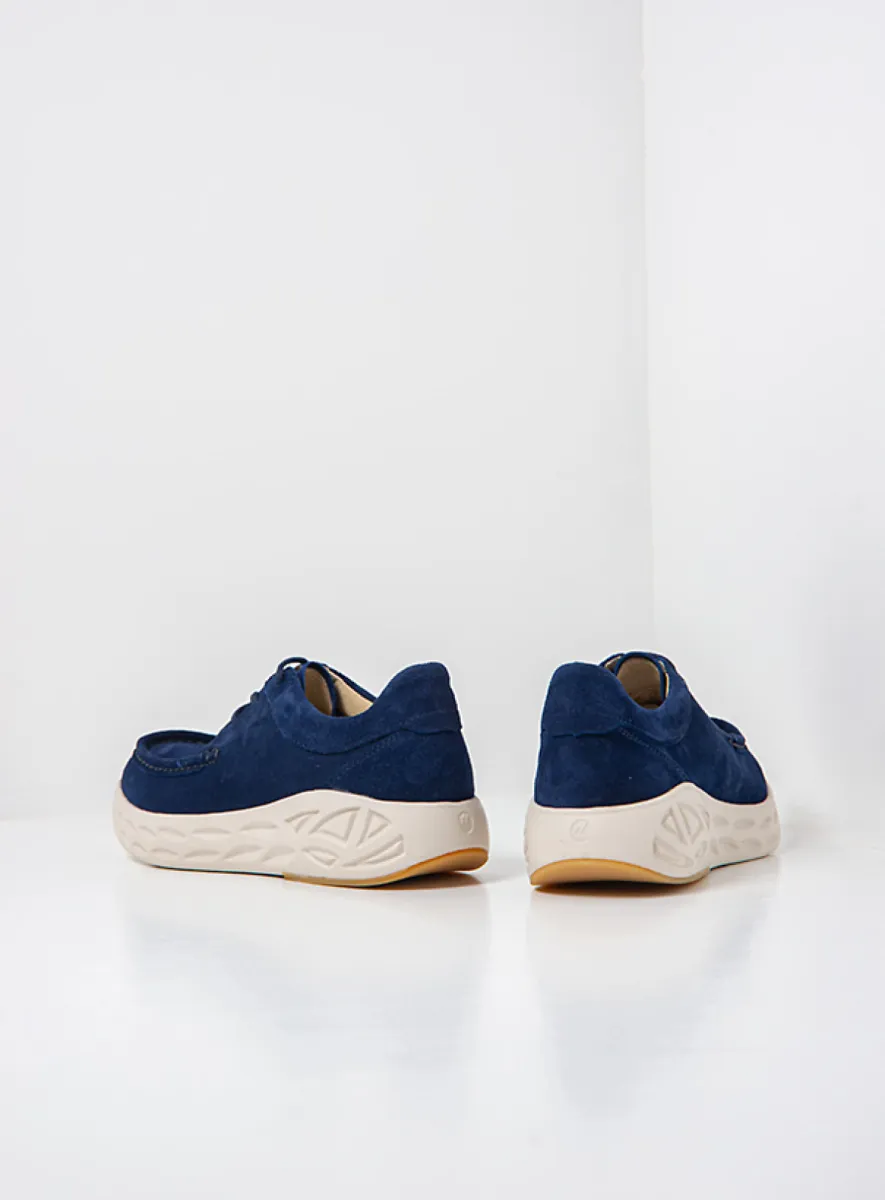 Wolky SS26 05707 Pro Moc 40820 denimblauw suede