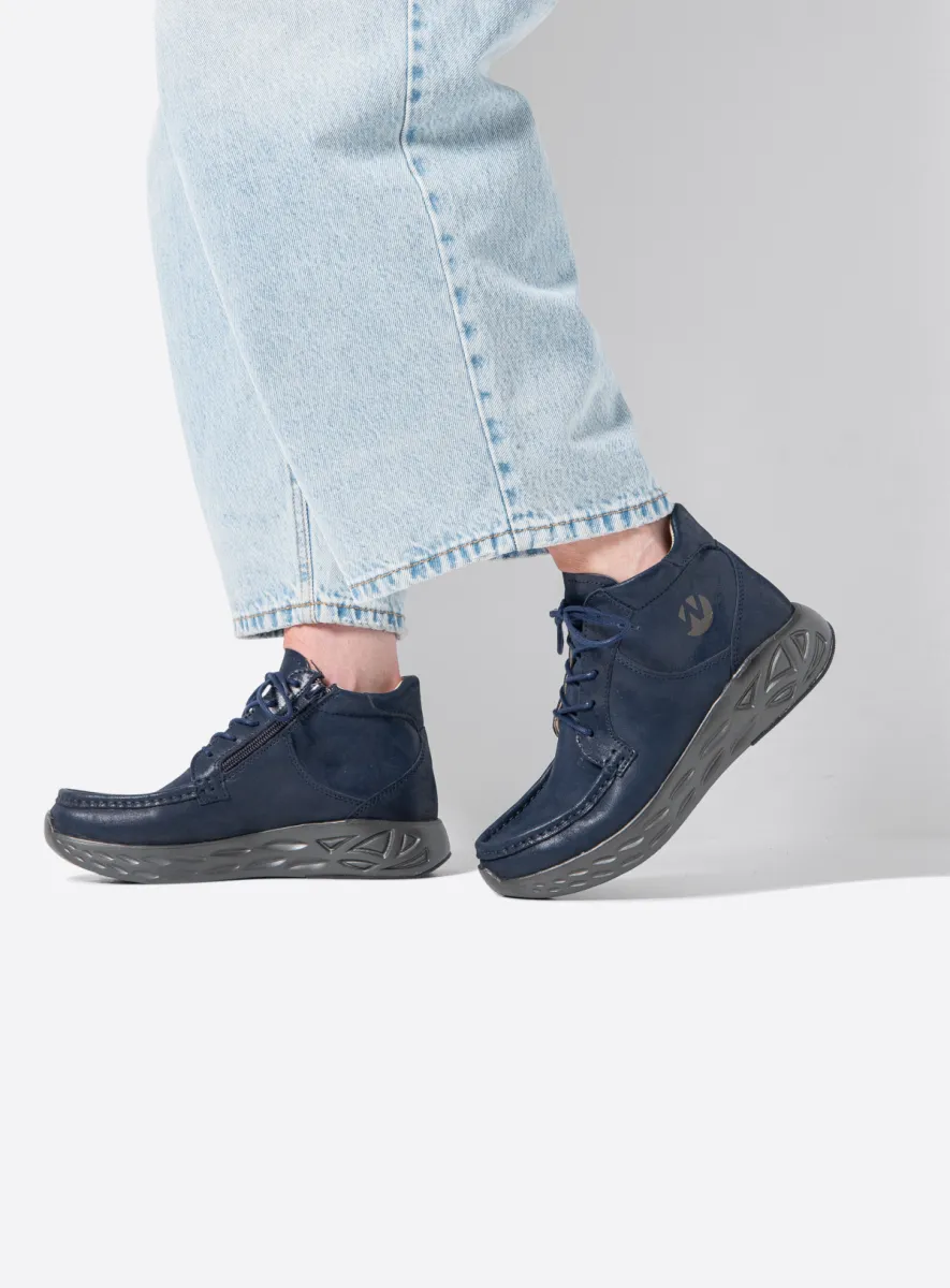 Wolky Veterschoenen 05710 Roll Bounce 36820 denimblauw effectleer