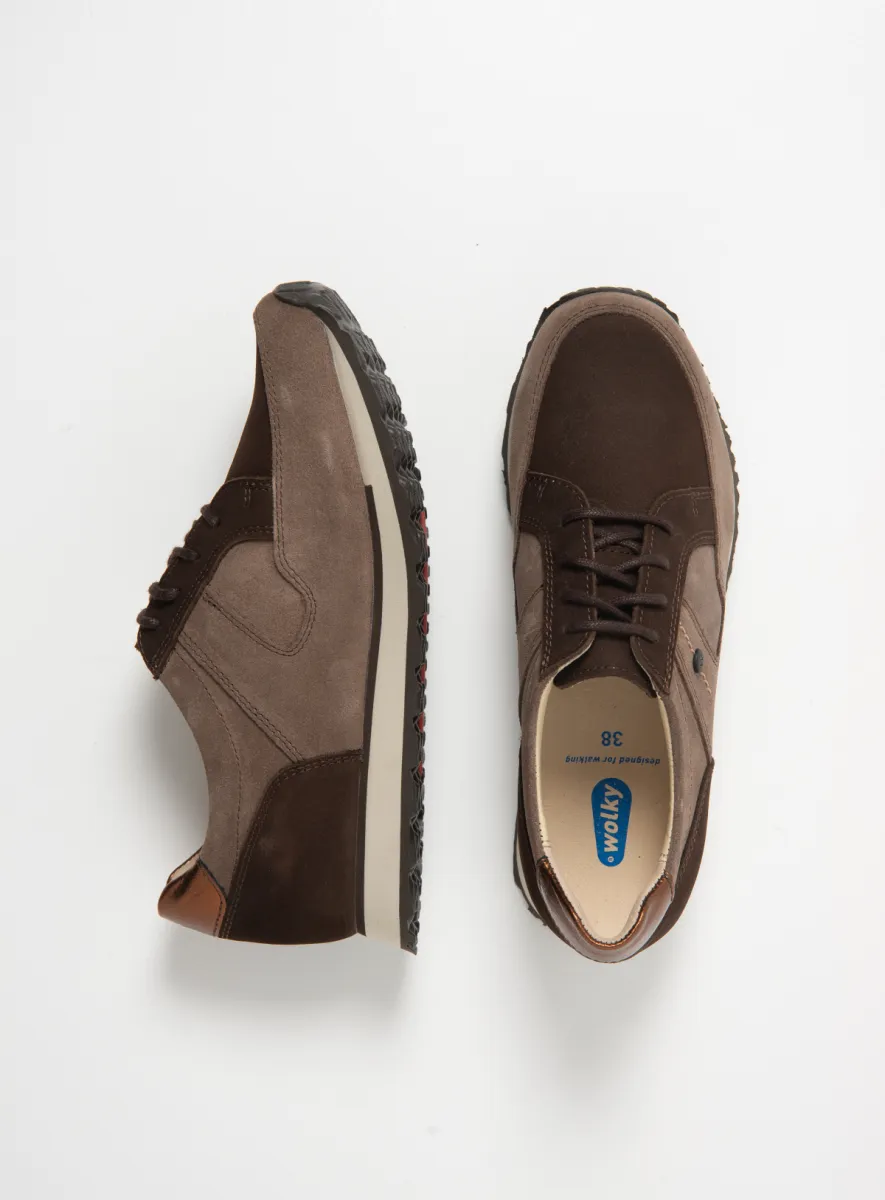 Wolky Sneakers 05804 e-Walk 90203 brons metallic combi leer