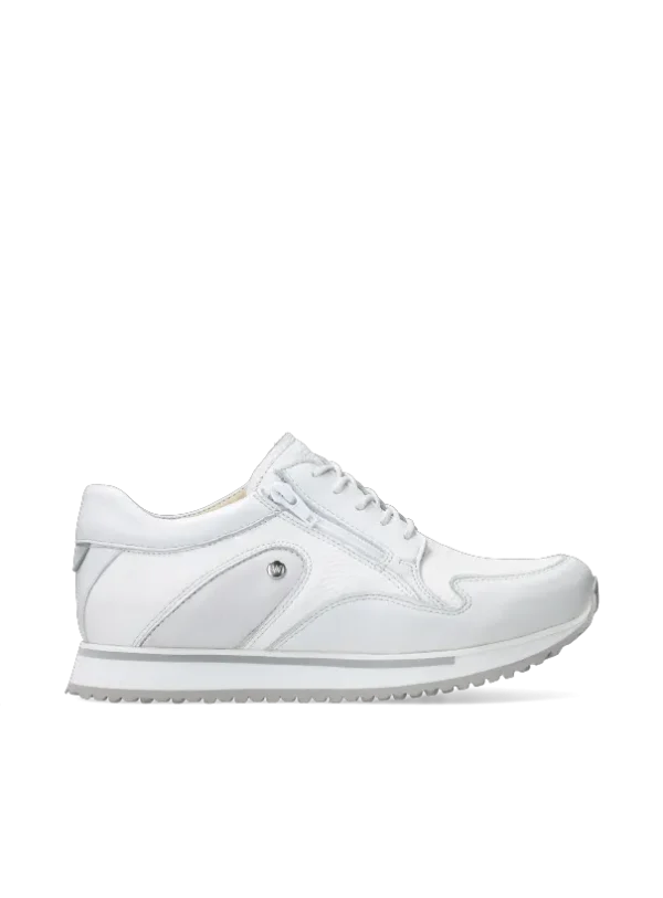 Wolky e-Go S2F - wit stretch/leer combi Sneakers voor dames