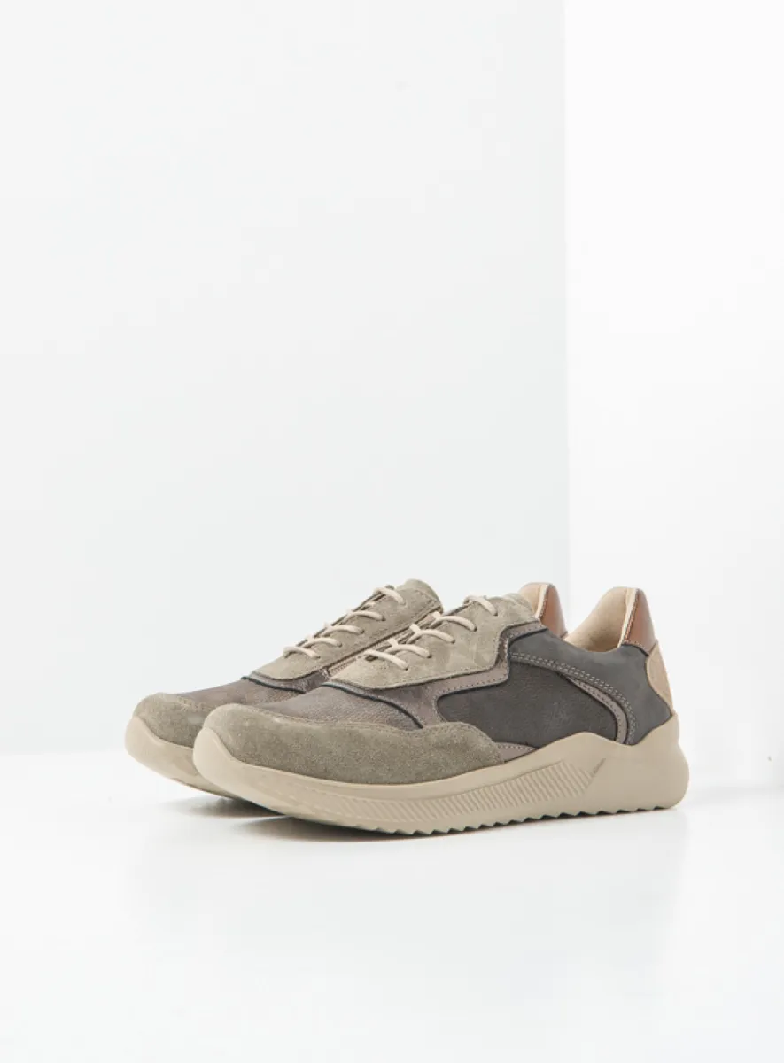 Wolky Sneakers 05825 e-Way S2F 23203 taupe stretch/leer combi