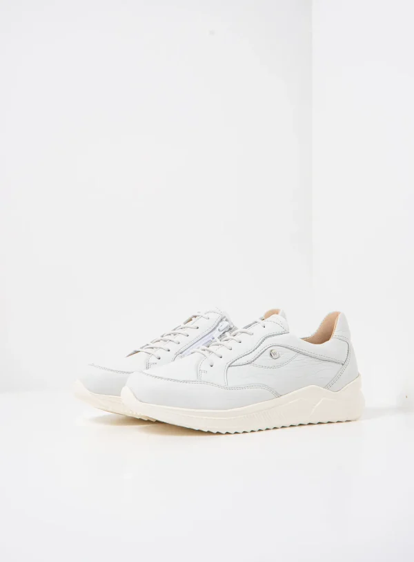 Wolky e-Move - wit combi leer Sneakers voor dames