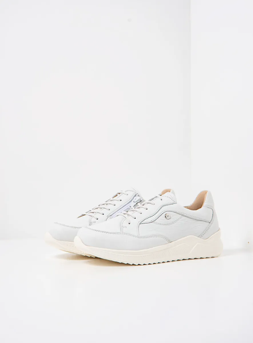 Wolky e-Move - wit combi leer Sneakers voor dames