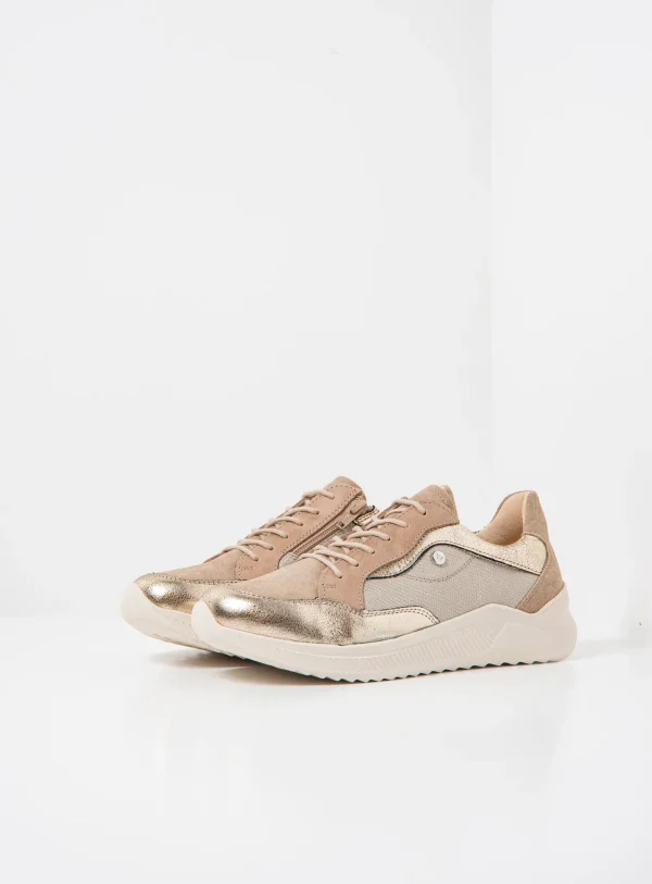 Wolky e-Move - safari combi leer Sneakers voor dames