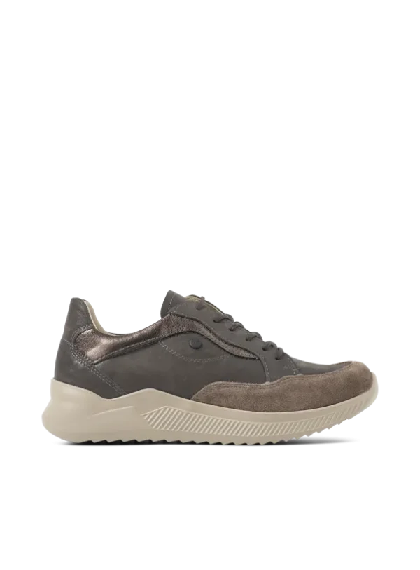Wolky e-Move - brons metallic combi leer Sneakers voor dames
