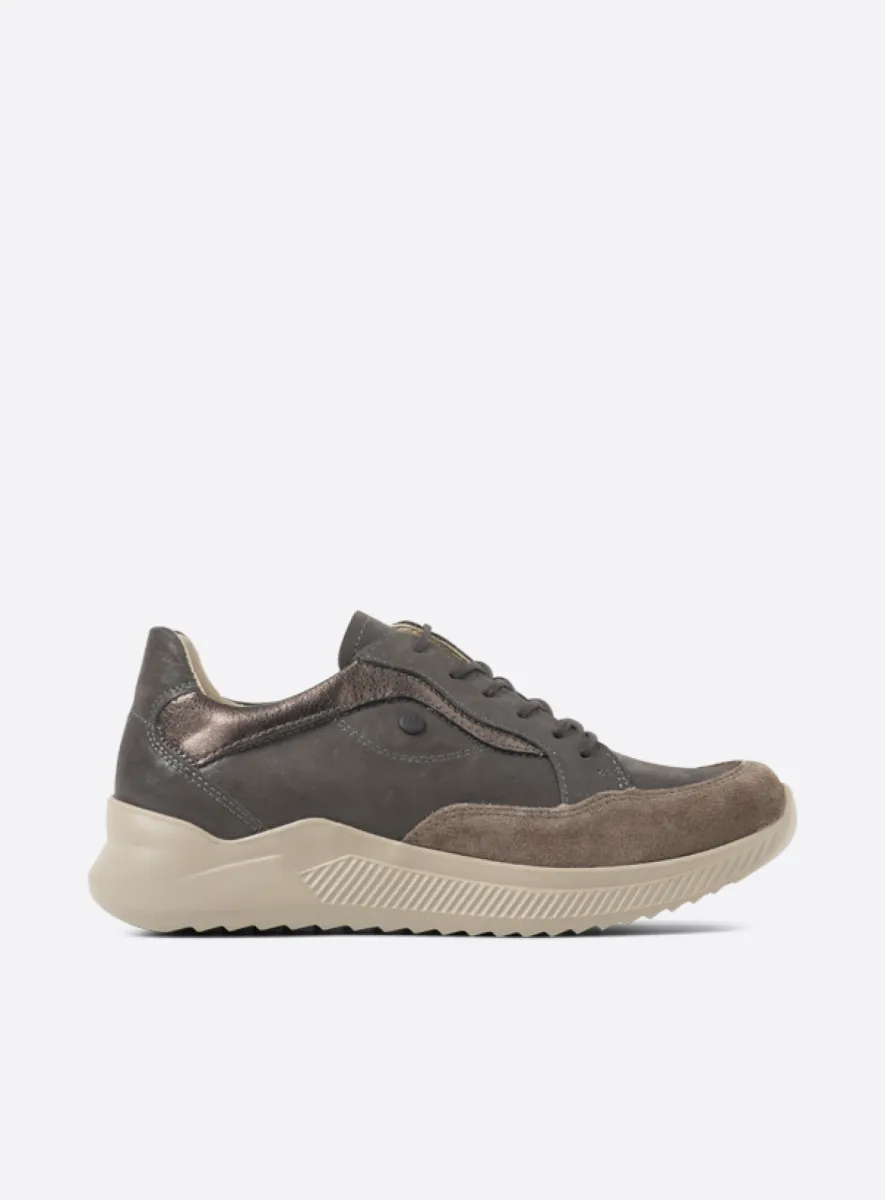 Wolky e-Move - brons metallic combi leer Comfort schoenen voor dames