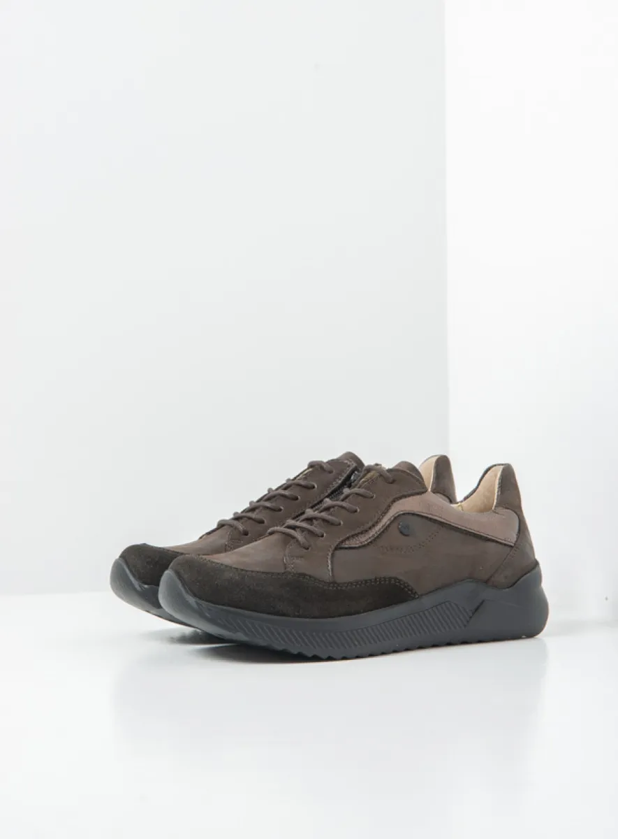 Wolky e-Move - bruin combi leer Comfort schoenen voor dames