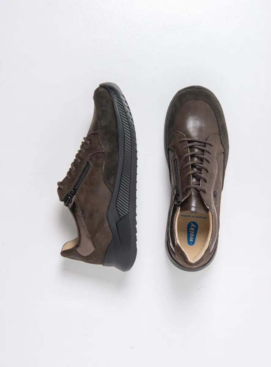 Wolky Sneakers 05827 e-Move 90300 bruin combi leer