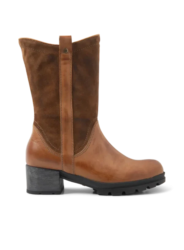 Wolky Boldwin - cognac leer Laarzen voor dames