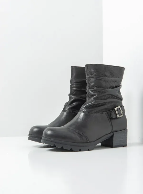 Wolky Troy - zwart nubuck Laarzen voor dames