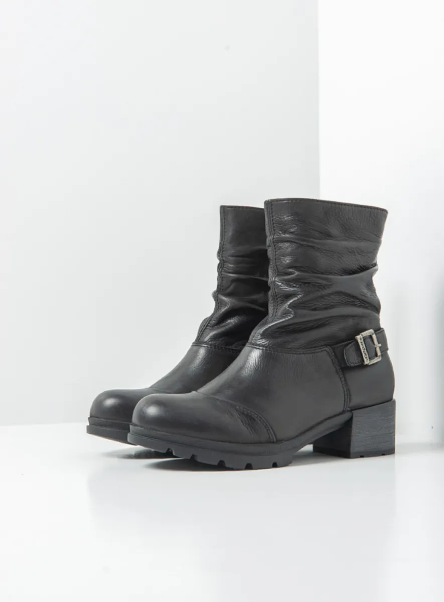 Wolky Troy - zwart nubuck Laarzen voor dames