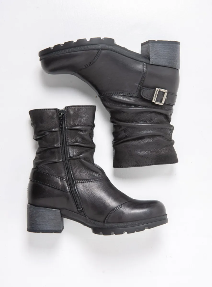 Wolky Laarzen 06102 Troy 10000 zwart nubuck