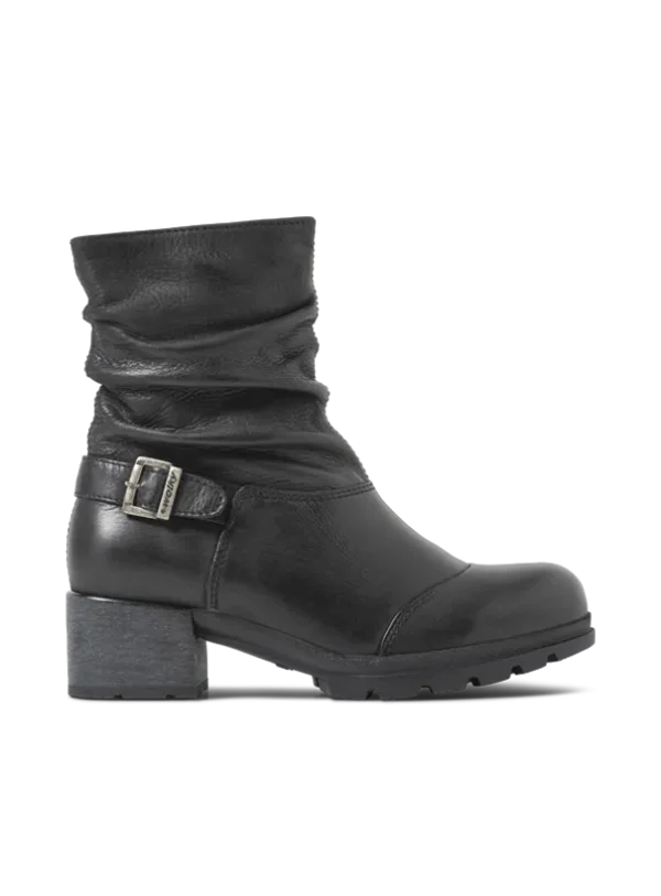 Wolky Troy - zwart nubuck Laarzen voor dames