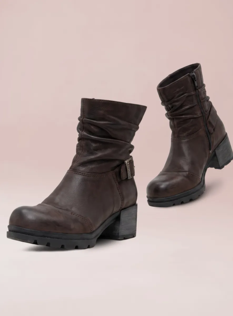 Wolky Troy - bruin nubuck Laarzen voor dames