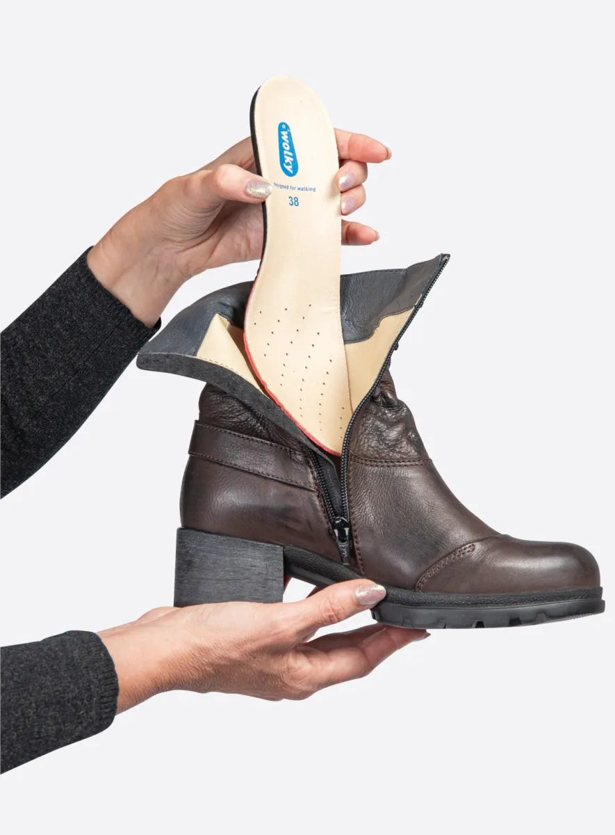 Wolky Laarzen 06102 Troy 10300 bruin nubuck