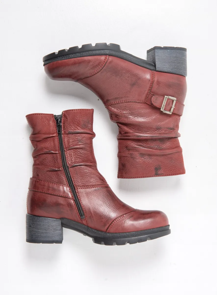 Wolky Laarzen 06102 Troy 10530 bordeauxrood nubuck