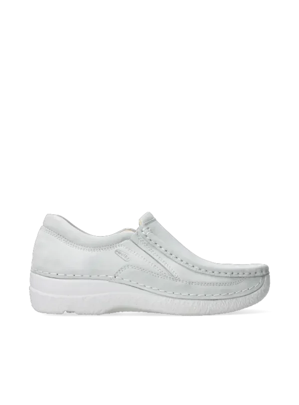 Wolky Roll Sneaker - gebroken wit effectleer Instappers voor dames