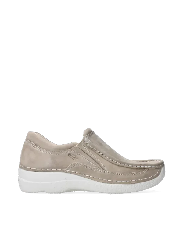 Wolky Roll Sneaker - safari effectleer Instappers voor dames