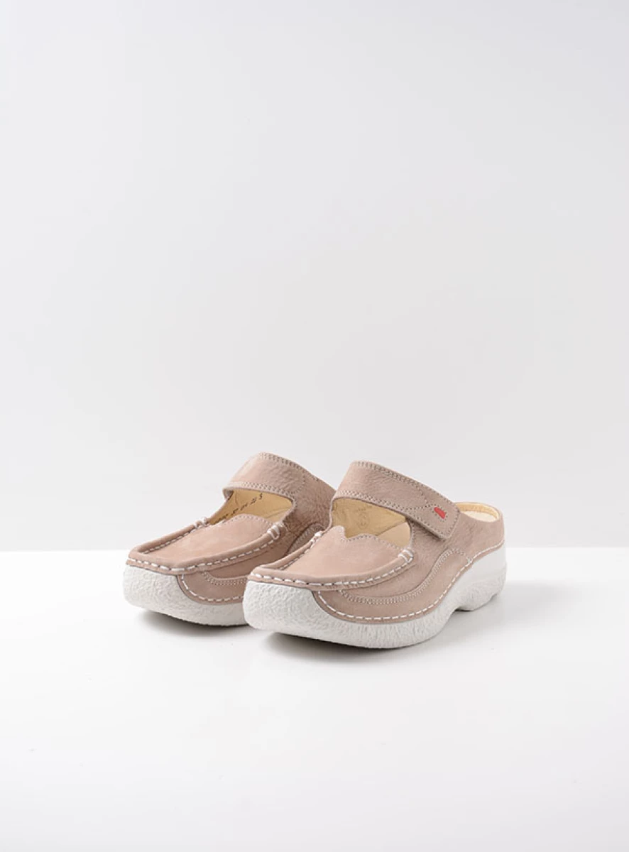 Wolky Klompen 06227 Roll Slipper 16125 safari nubuck
