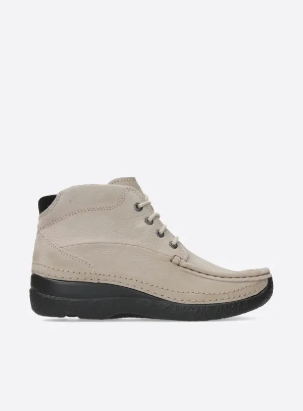 Wolky Roll Shoot - safari nubuck Veterschoenen voor dames