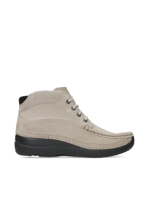 Wolky Roll Shoot - safari nubuck Veterschoenen voor dames