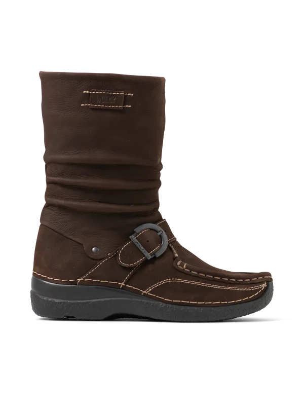 Wolky Roll Jacky - bruin nubuck Laarzen voor dames