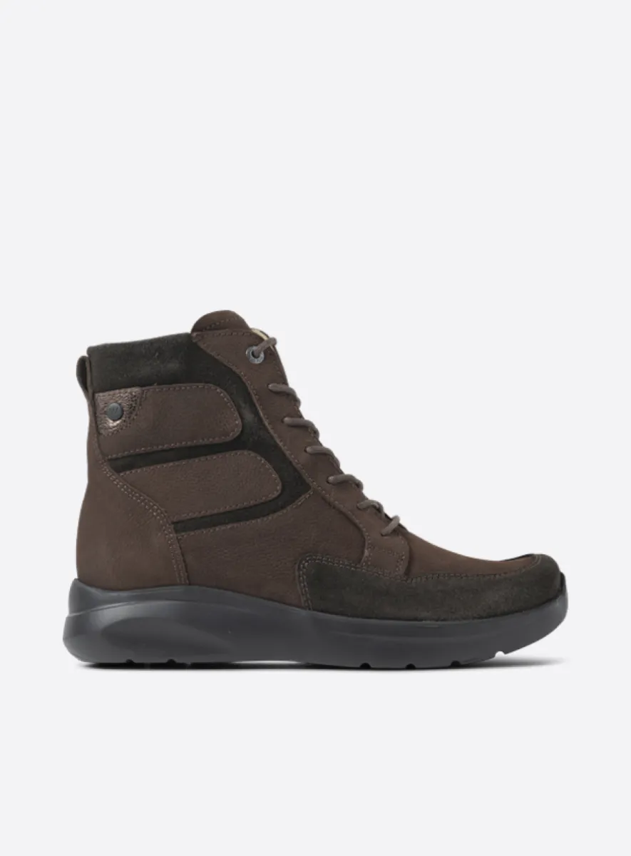 Wolky Slam - bruin nubuck Dames voor dames