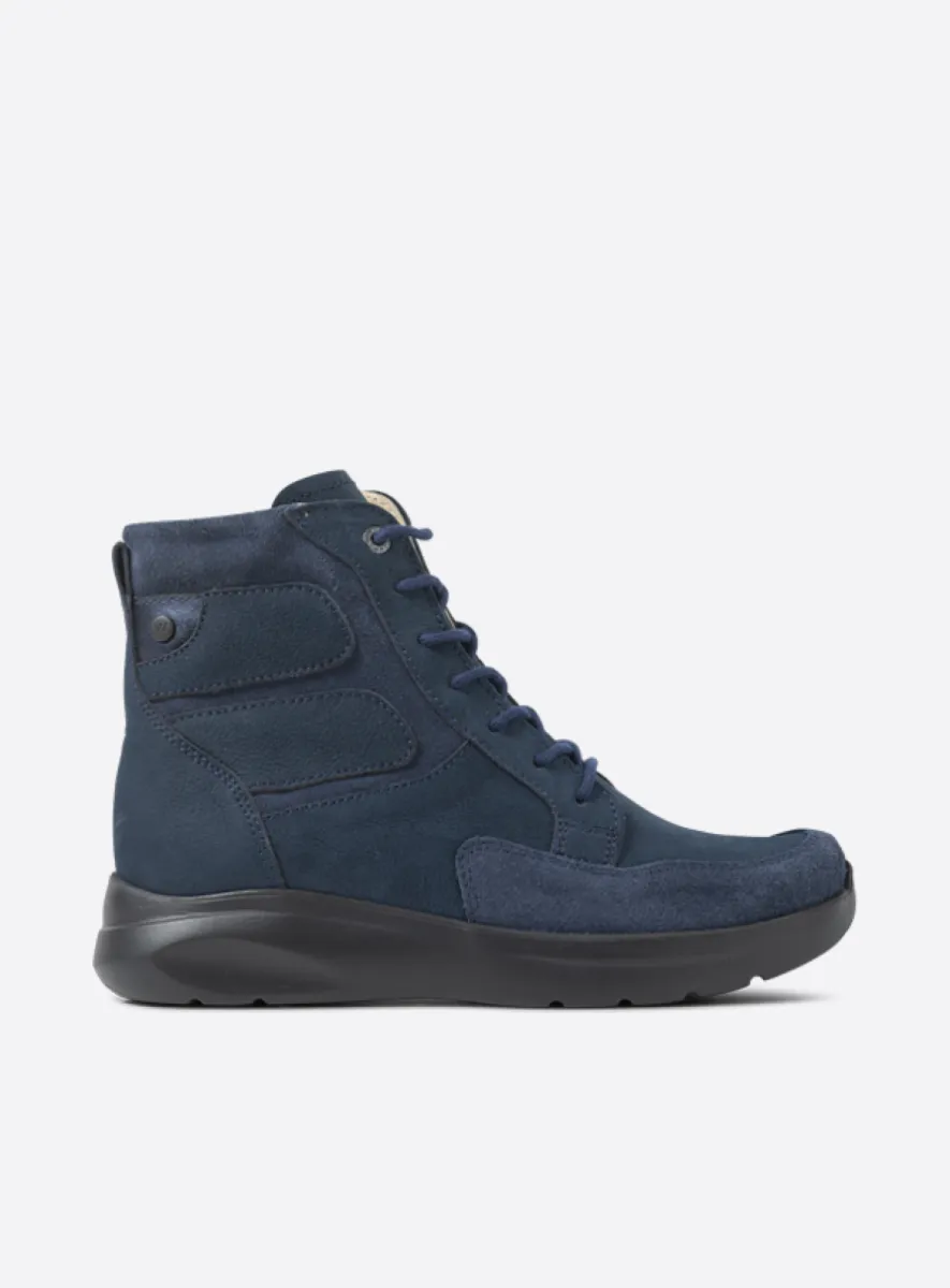 Wolky Slam - blauw nubuck Dames voor dames