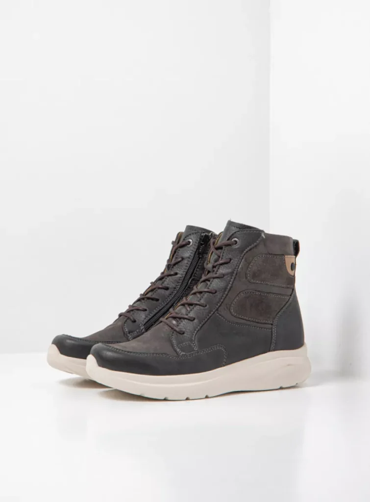 Wolky Nieuw 06402 Slam S2F 90301 asfalt stretch/leer combi