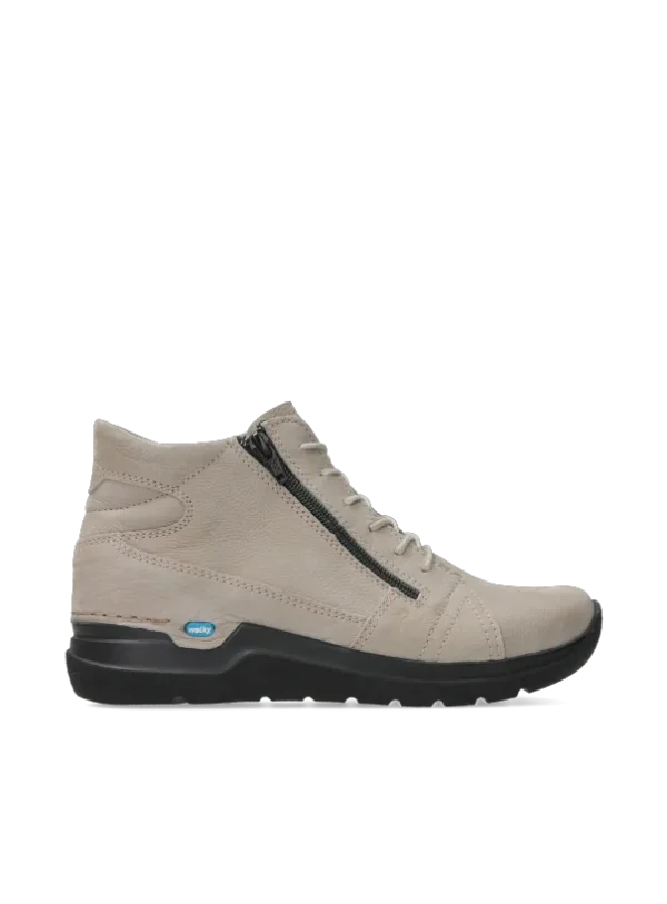 Wolky Why - safari nubuck Hoge veterschoenen voor dames