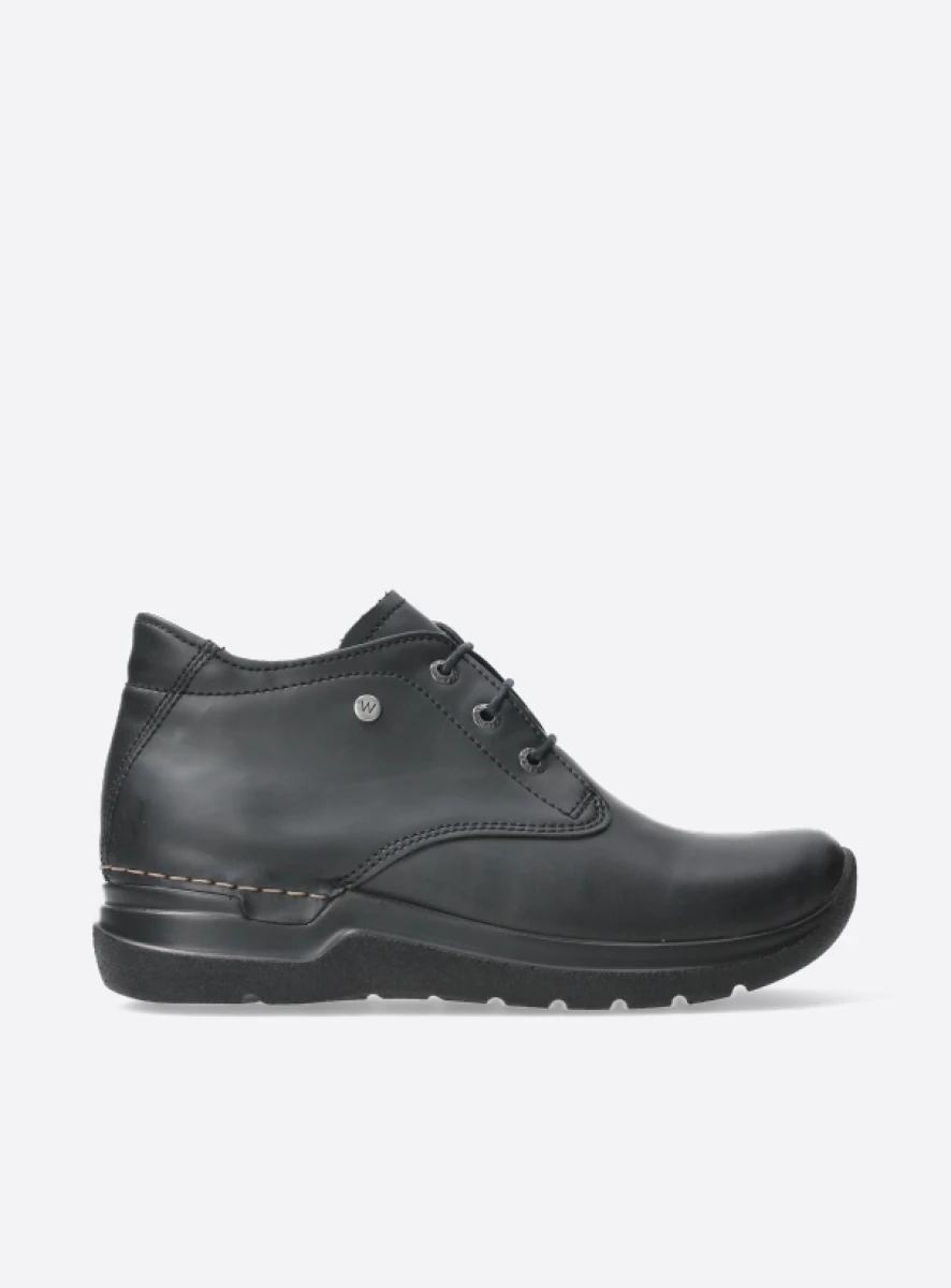 wolky hoge veterschoenen 06621 truth vegan 93000 zwart