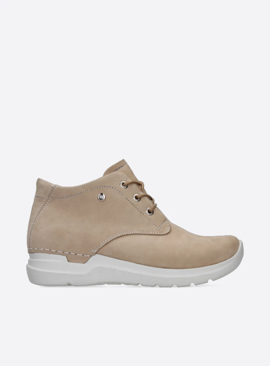 wolky hoge veterschoenen 06624 truth db 98390 beige nubuck