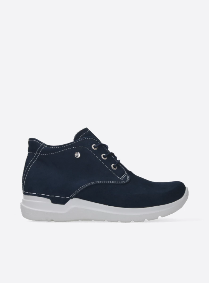 wolky hoge veterschoenen 06624 truth db 98820 denim nubuck