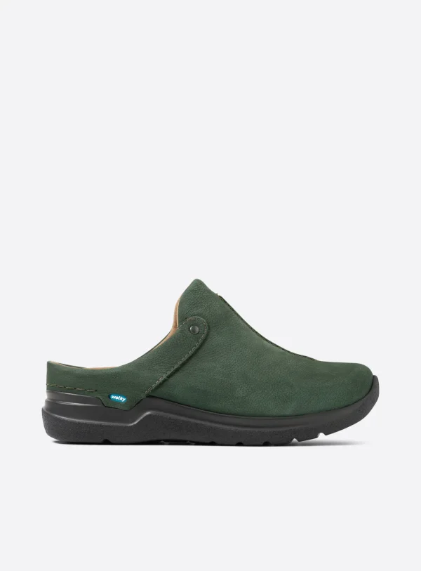 Wolky Holland DB - groen nubuck Klompen voor dames