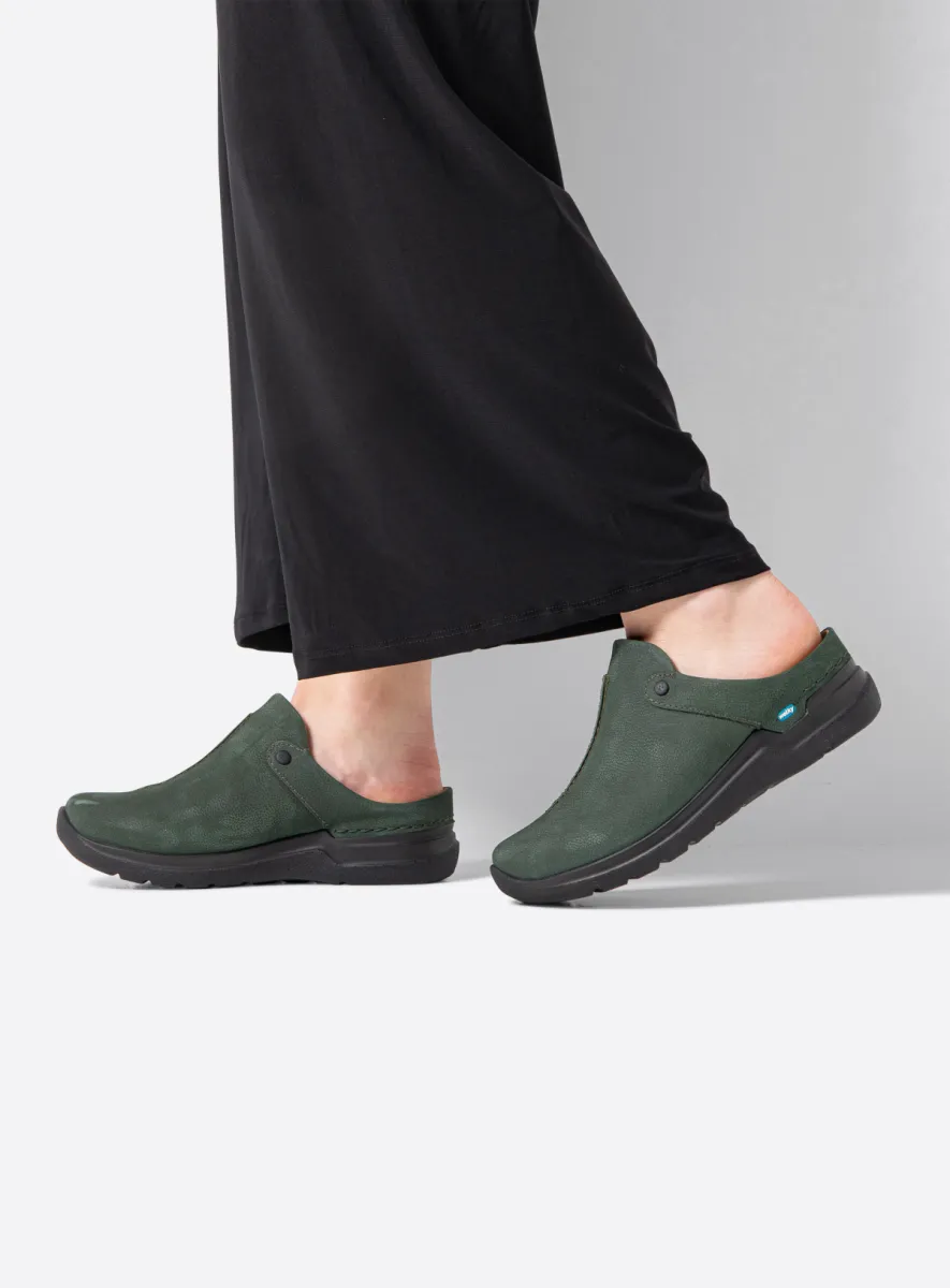 Wolky Klompen 06625 Holland DB 11719 groen nubuck