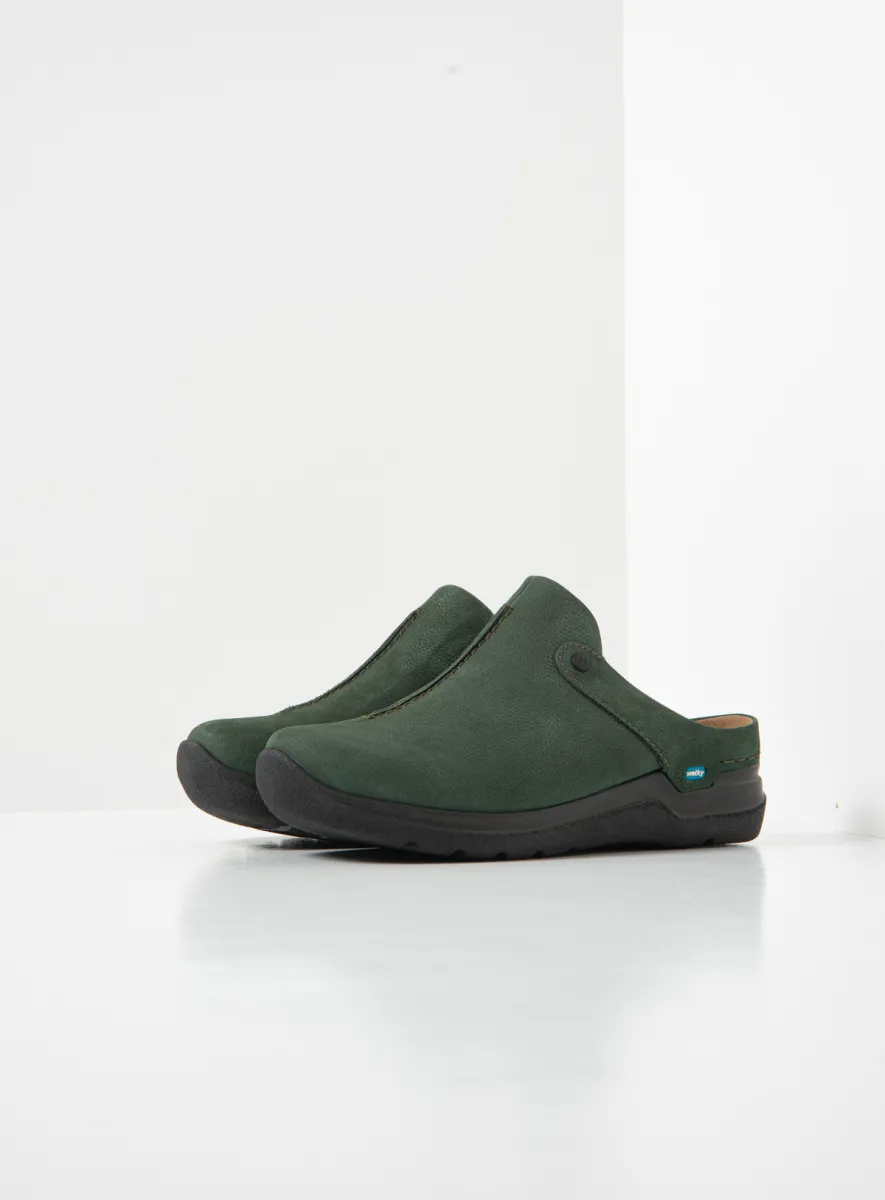 Wolky Klompen 06625 Holland DB 11719 groen nubuck