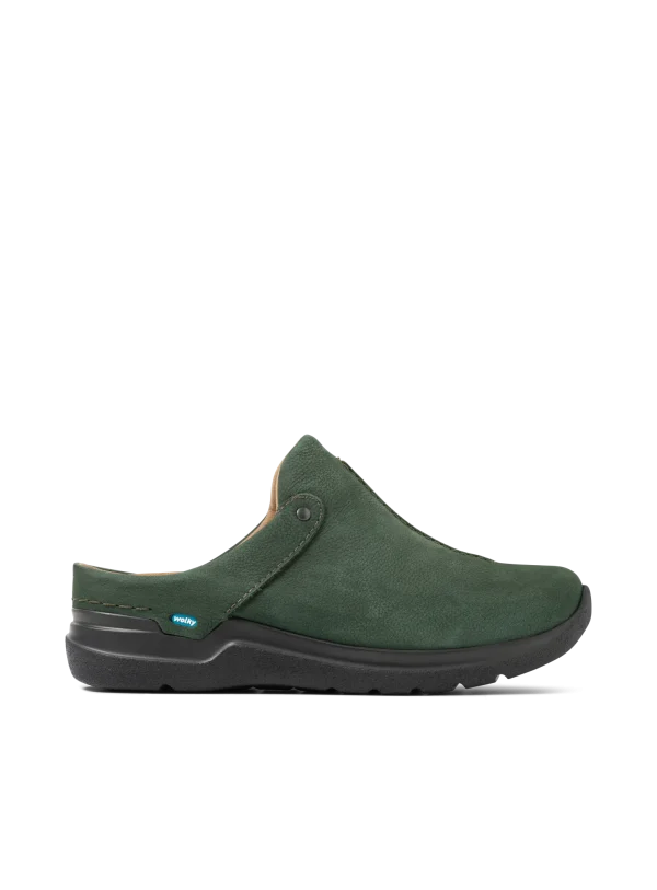 Wolky Holland DB - groen nubuck Klompen voor dames