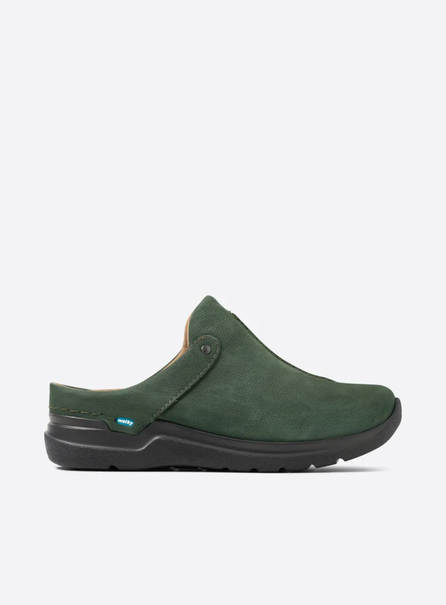 Wolky Klompen 06625 Holland DB 11719 groen nubuck