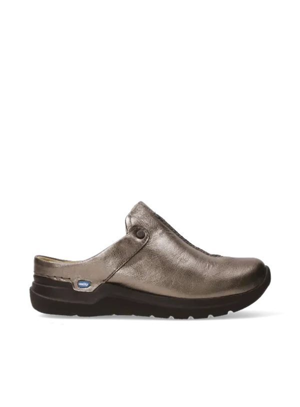 Wolky Holland DB - lood metallic leer Klompen voor dames