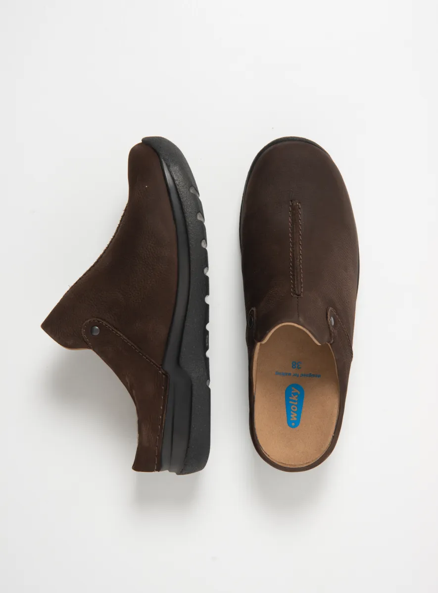 Wolky Klompen 06625 Holland DB 98300 bruin nubuck