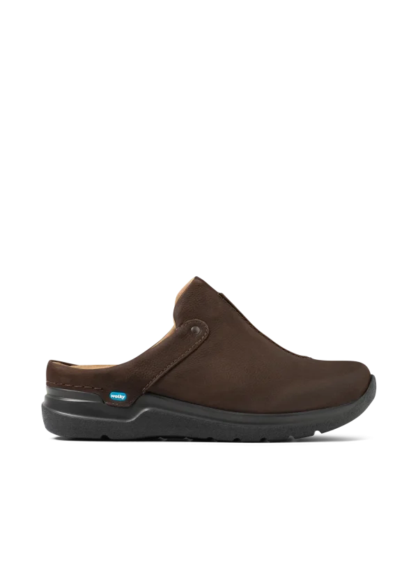 Wolky Holland DB - bruin nubuck Klompen voor dames
