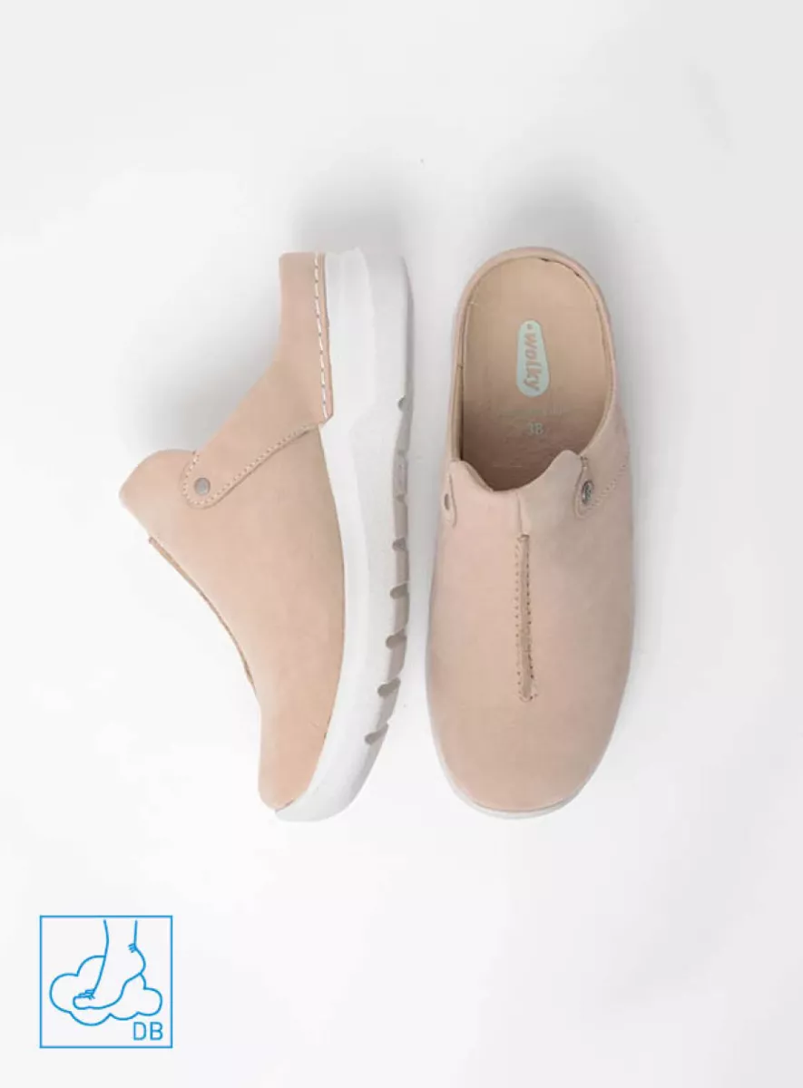 Wolky Klompen 06625 Holland DB 98390 beige nubuck