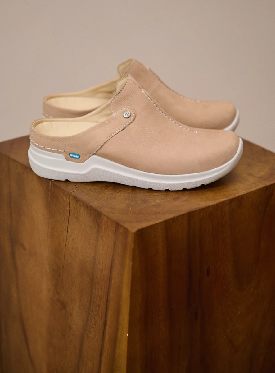 Wolky Klompen 06625 Holland DB 98390 beige nubuck