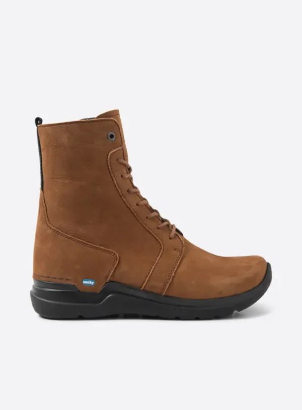 Wolky Viper HV - cognac nubuck Veterlaarzen voor dames