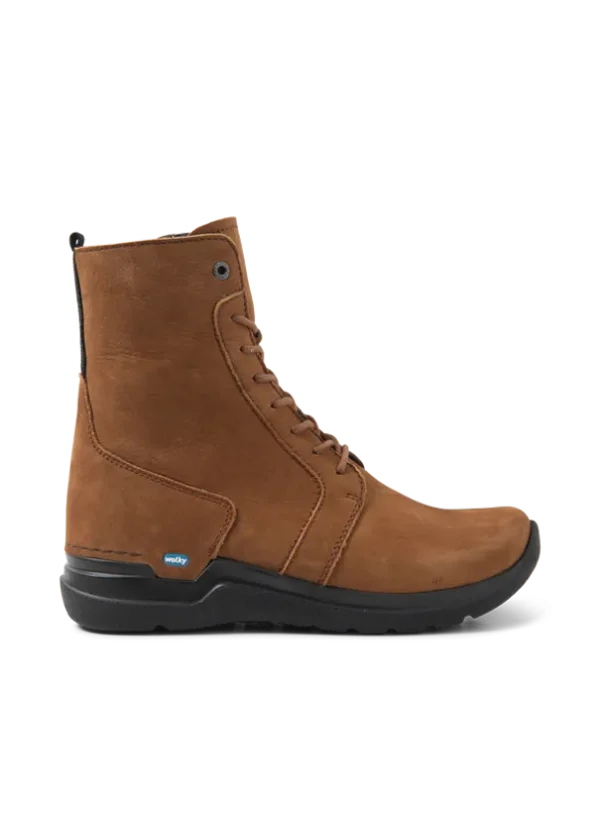 Wolky Viper HV - cognac nubuck Veterlaarzen voor dames
