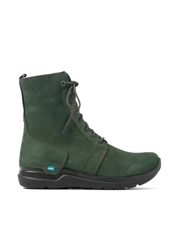 Wolky Viper HV - groen nubuck Veterlaarzen voor dames