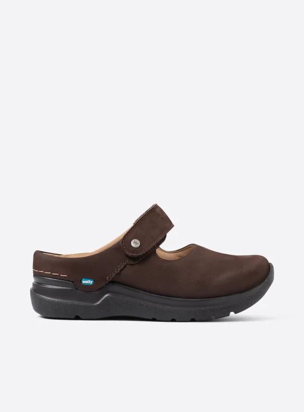 Wolky Narni DB - bruin nubuck Breedtemaat H voor dames