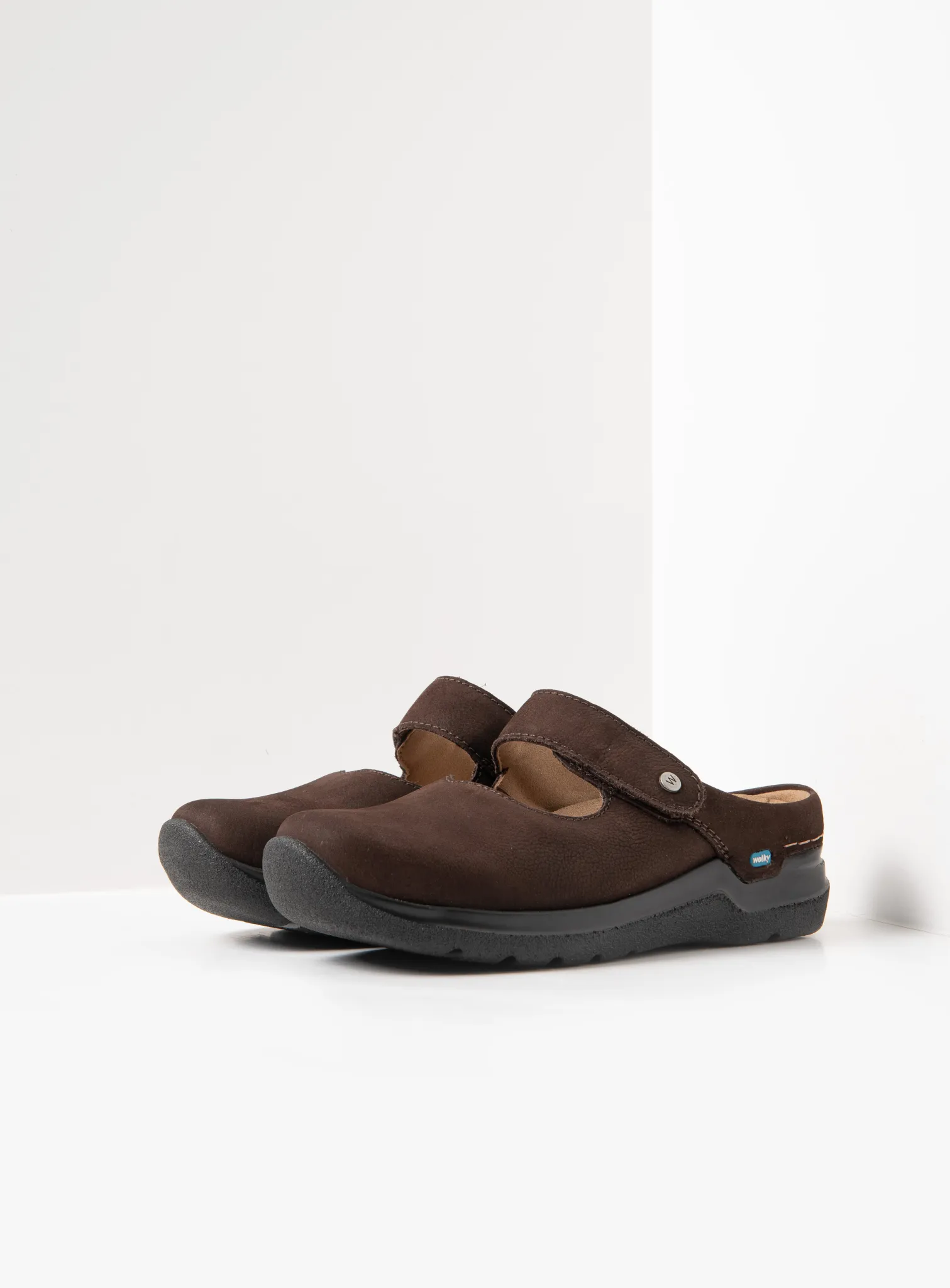 Wolky Narni DB - bruin nubuck Breedtemaat H voor dames