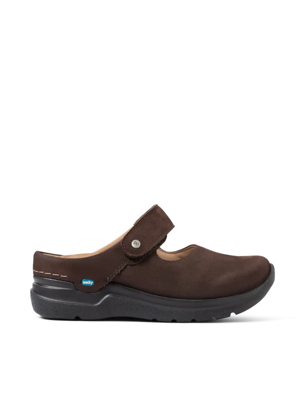 Wolky Narni DB - bruin nubuck Breedtemaat H voor dames